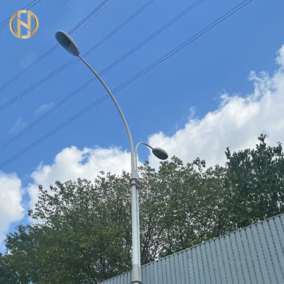 progettazione solare ottagonale galvanizzata su misura del palo leggero della strada galvanizzata della immersione a caldo di 3m 6m 8m 12m
