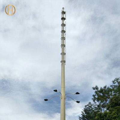 15-60M Steel Telecommunication Post   Le telecomunicazioni unipolari si elevano