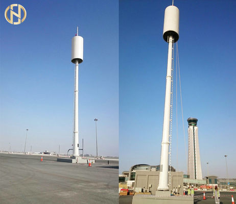 Torre di comunicazione unipolare del poligono del metallo da 105 FT
