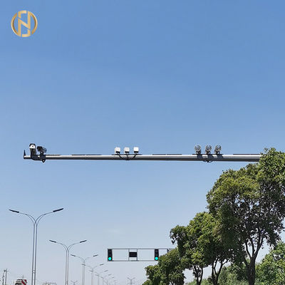 La immersione calda di Palo della macchina fotografica del CCTV di forma poligonale ha galvanizzato le poste del CCTV con pittura