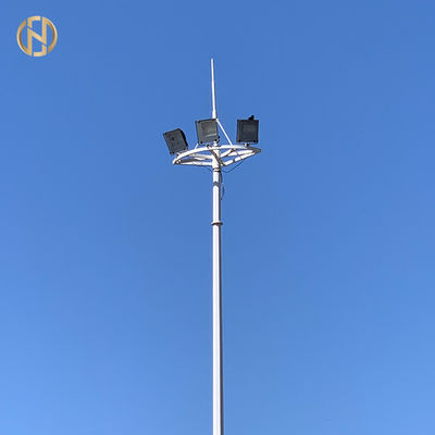 Albero Palo di forma del dodecagono l'alto ha galvanizzato palo leggero 75FT 80FT