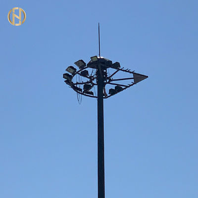 Tipo fisso galvanizzato del dodecagono di pali leggeri 60FT 65FT 70FT dell'inondazione della immersione calda