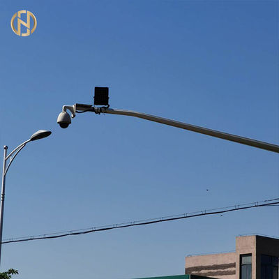 Protezione contro la corrosione galvanizzata di Palo della videocamera di sicurezza all'aperto d'acciaio anti