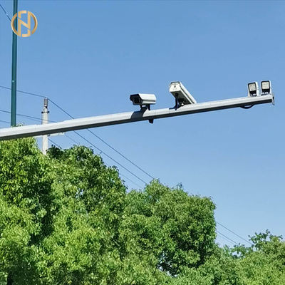 Durevolezza resistente del CCTV Palo dell'acciaio del vento alta con la certificazione di iso 9001