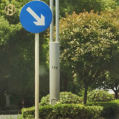 Tempo di impiego lungo dell'installazione sicura facile di Palo del segnale stradale dell'acciaio ad alta resistenza