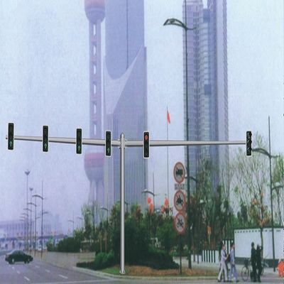 Superficie gialla verde di galvanizzazione della immersione calda di Palo 3M 6M della luce rossa/rivestimento della polvere
