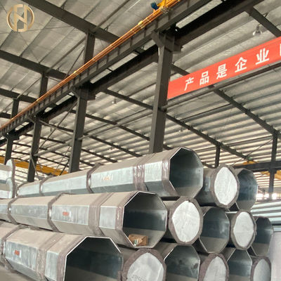 Silicio basso di Palo 11M 450daN 550daN di corrente elettrica del metallo tubolare ben finito