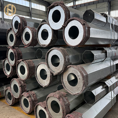comprare High-quality Export Octagonal Hot-dip Galvanized Transmission Line Steel Poles online manufacture