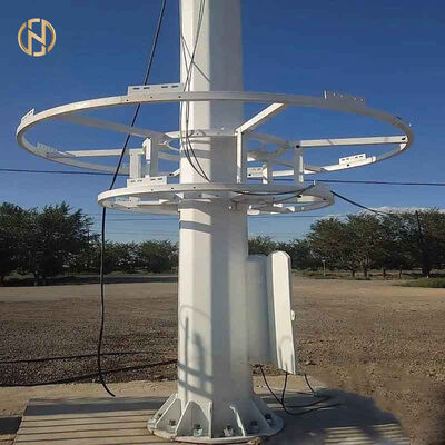 comprare 25M-45M Automatic Raising & Lowering High Mast Light Tower: Polo di acciaio tubolare galvanizzato con sistema di viti per aeroporti e stadi online manufacture