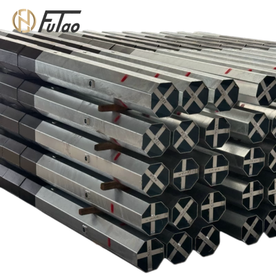 Acquistare Polo elettrico in acciaio galvanizzato a caldo da 9m 11kV    Q235B / Q355B Polo di utilità ottagonale per la distribuzione di energia urbana e rurale online manufacture