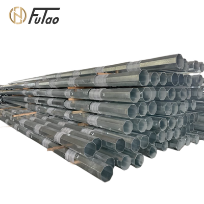 Acquistare Palo elettrico in acciaio zincato a caldo da 11 m 11kV-33kV – Palo ottagonale Q235B / Q355B per linee aeree di media tensione online manufacture