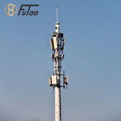 Acquistare Torre cellulare mobile zincata a caldo da 25m 30m 40m | Torre di comunicazione in acciaio per antenna wireless 5G online manufacture