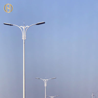 comprare Terreno montato 3m 6m 8m 12m personalizzato Hot Dip Galvanizzato Octagonale lampadario esterno per illuminazione stradale online manufacture