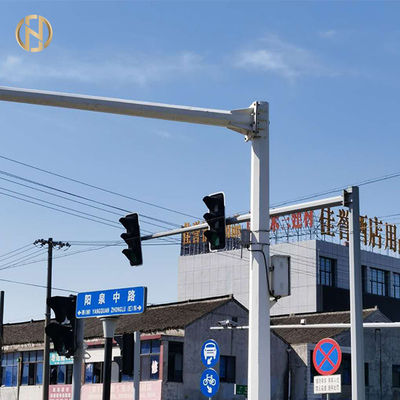comprare tipo poligonale della posta T della videocamera di sicurezza di Palo della macchina fotografica del CCTV di 6M 8M per Main Street online manufacture