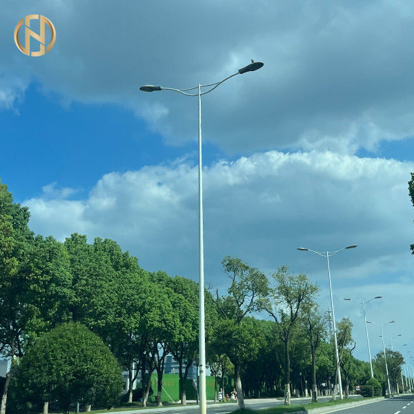 progettazione solare ottagonale galvanizzata su misura del palo leggero della strada galvanizzata della immersione a caldo di 3m 6m 8m 12m