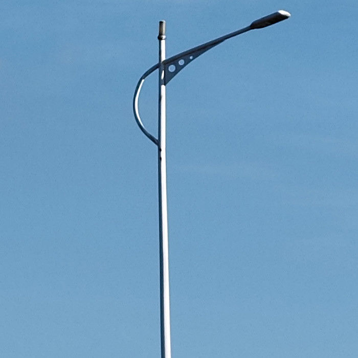 Pallone di luce stradale in acciaio galvanizzato a caldo per soluzioni di illuminazione esterna personalizzabili in forma conica / poligonale / rotonda