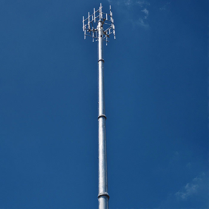 100FT 120FT Telecom Poles Trattamento della superficie galvanizzata a caldo e Futao Telecomunicazioni Calcolo della deformazione post