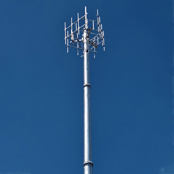 Palle di telecomunicazione in acciaio galvanizzato a caldo con antenne