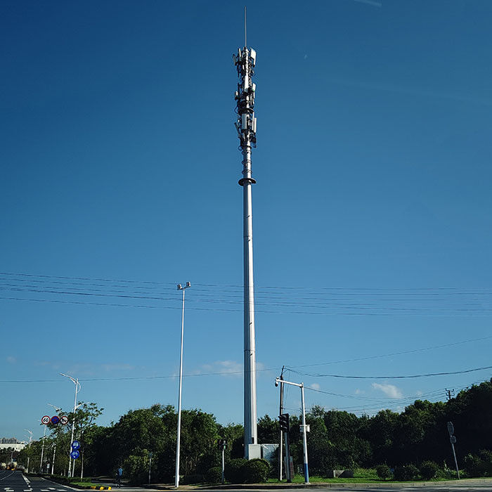 Poli di telecomunicazione su misura con calcolo della pressione del vento e analisi della struttura in acciaio