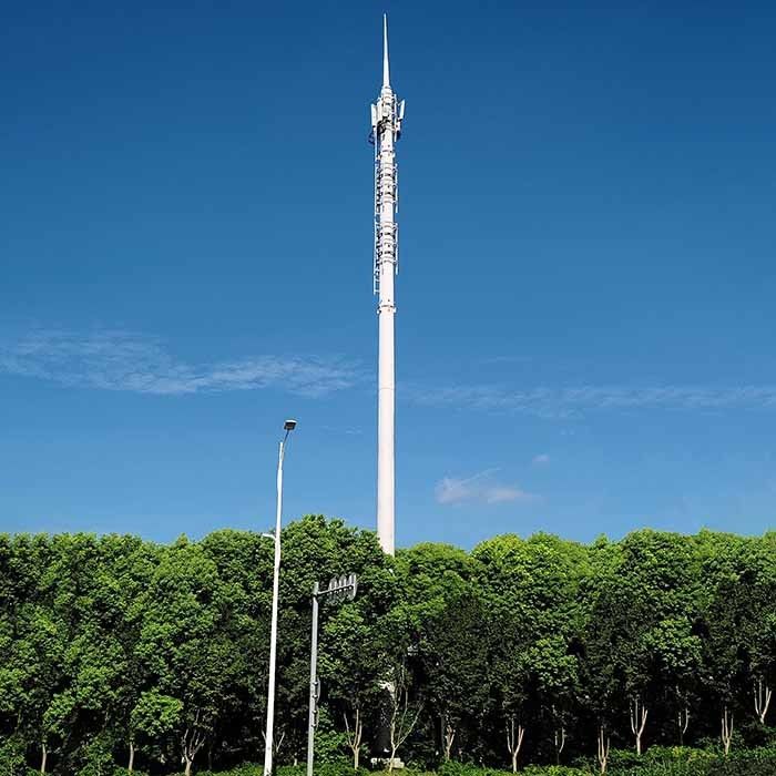Post di telecomunicazione galvanizzato a caldo con altezza e design del vento personalizzabili