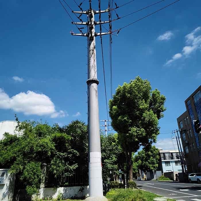 Palo per linea elettrica ad alta tensione zincato a caldo per apparecchiature elettriche