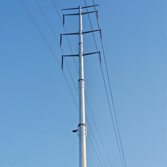 25FT-45FT Poligono ottagonale galvanizzato a caldo per distribuzione elettrica