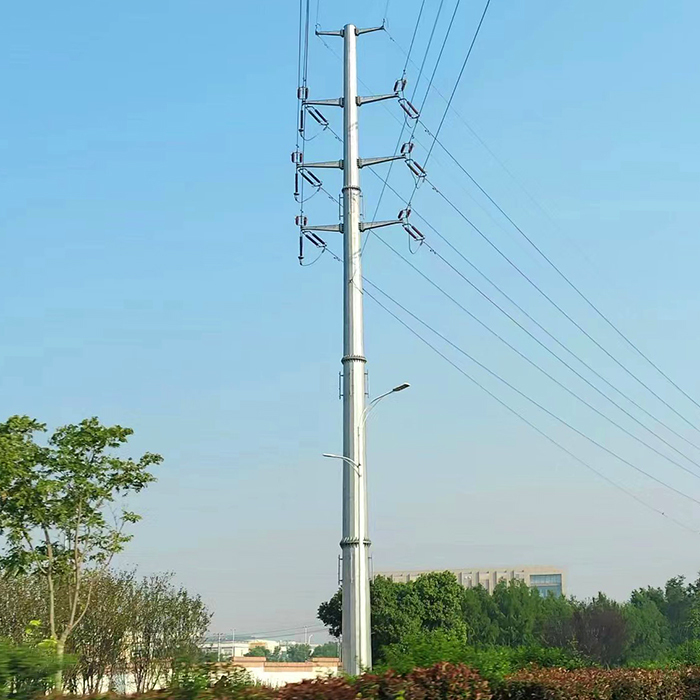 25FT-45FT Poligono ottagonale galvanizzato a caldo per distribuzione elettrica