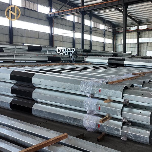 25FT-45FT Poligono ottagonale galvanizzato a caldo per distribuzione elettrica