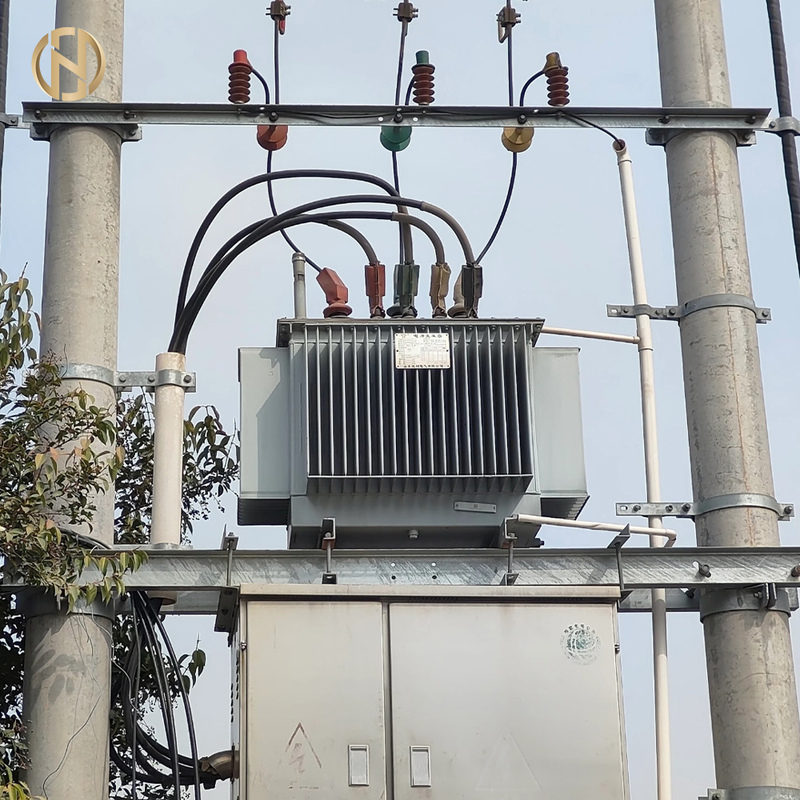 Trasformatore di potenza immerso nell'olio della serie S11 6kv 10kv 11kv 15kv 30kv 33kv Trasformatore trifase di distribuzione