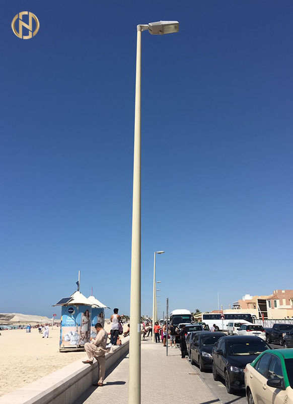 Braccio ottagonale palo leggero di palo di iluminazione pubblica singolo Q345B 3-12M Height