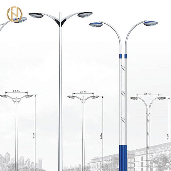 I 3M-10m l'iluminazione pubblica ottagonale palo Q235B sceglie la lampada d'acciaio Palo del braccio