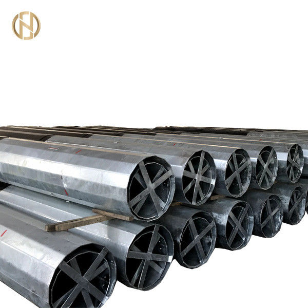 La laminazione a caldo ha galvanizzato la classe 2 1050daN 11.8m 4mm di palo di potere del metallo 33KV
