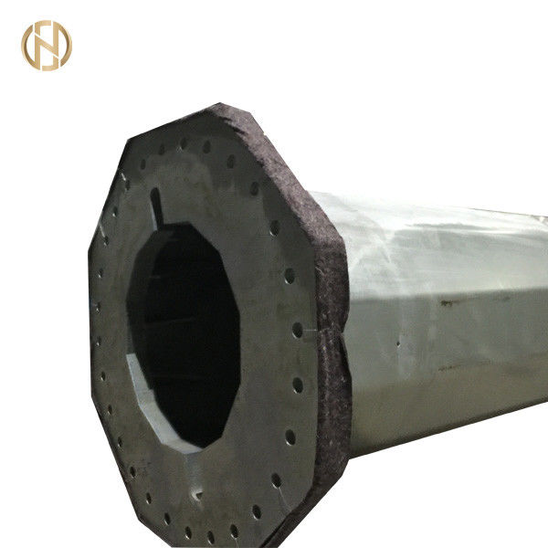 Trattamento di superficie galvanizzato ottagonale della immersione calda di Palo 2-50M di corrente elettrica