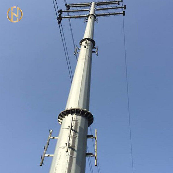 12 lati hanno galvanizzato la saldatura ben finita 110FT di palo di potere di Eelectric 35m