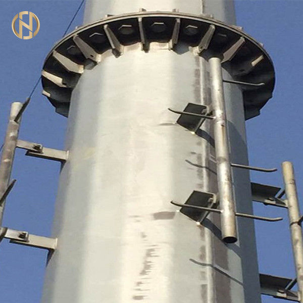 Il potere palo del metallo di 132KV 138KV 32 metri ha galvanizzato il lato di palo di potere 12