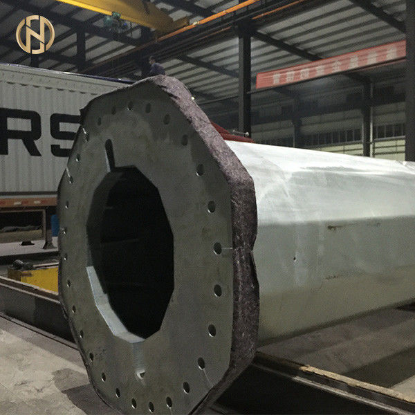 La immersione calda pratica d'acciaio elettrica di palo del dodecagono ha galvanizzato 32m 110FT