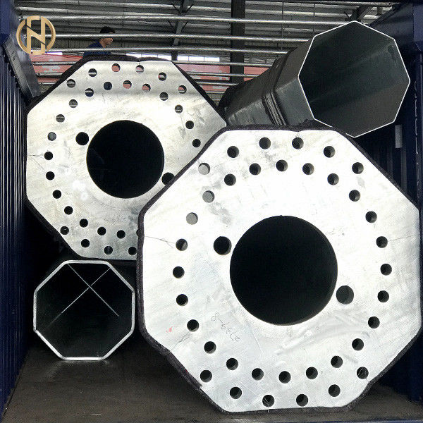 Tipo fisso galvanizzato del dodecagono di pali leggeri 60FT 65FT 70FT dell'inondazione della immersione calda