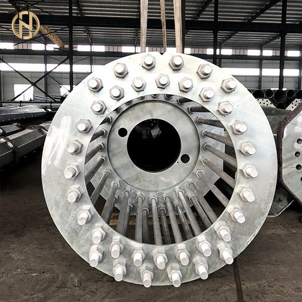 Palo leggero galvanizzato alto albero 30M 35M con il sistema di sollevamento elettrico