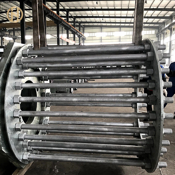 Trattamento di superficie galvanizzato ottagonale della immersione calda di Palo 2-50M di corrente elettrica