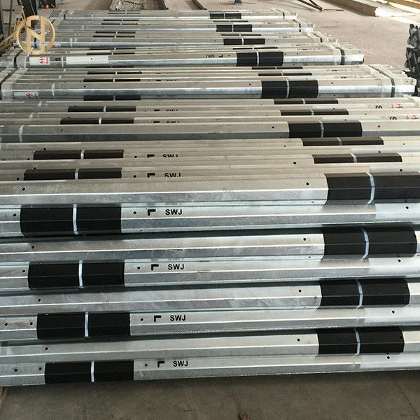 forma a sezione trasversale ottagonale di corrente elettrica di 13.5M di Palo di colore d'acciaio 45FT dello zinco