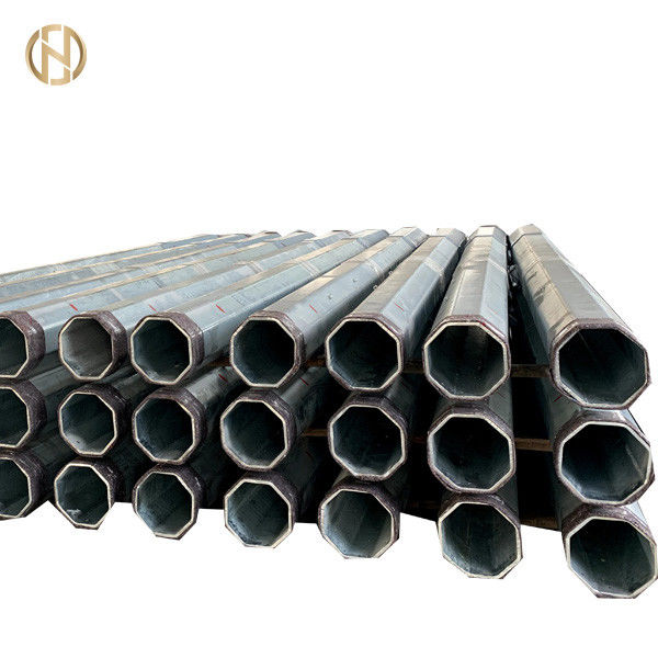 Immersione calda palo pratico d'acciaio galvanizzato 35FT 40FT 10.5m 12m per distribuzione di energia
