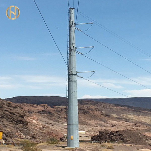 Tempo di impiego lungo 55FT d'acciaio di pali di potere di doppia tensione del circuito 50FT 52FT
