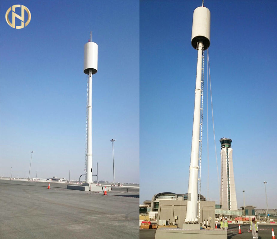 Torre di comunicazione unipolare del poligono del metallo da 105 FT