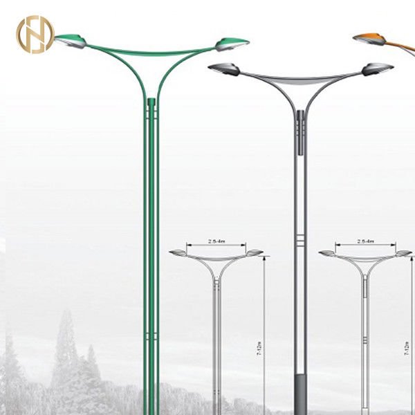 Alta iluminazione pubblica palo all'aperto decorativa galvanizzata Caldo-vendita dell'albero