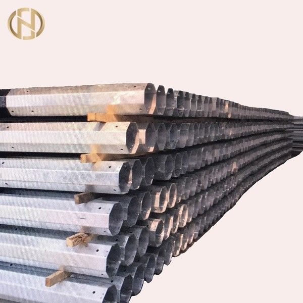 metallo Palo elettrico di spessore di 3.5mm 14m 800daN per distribuzione di energia Palo