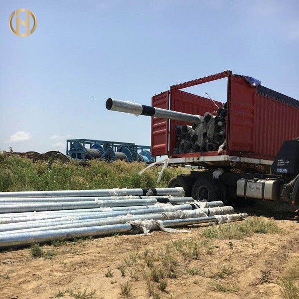 La corrente elettrica Palo di altezza 13m, Metal Palo elettrico 450daN SF 2,0 per GHIACCIO