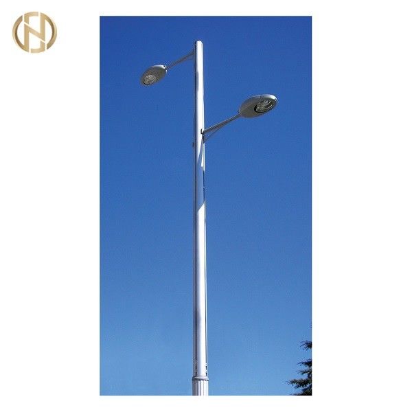 Tubo in acciaio a braccio singolo, a misura di lampadario elettrico, con rivestimento galvanizzato a caldo