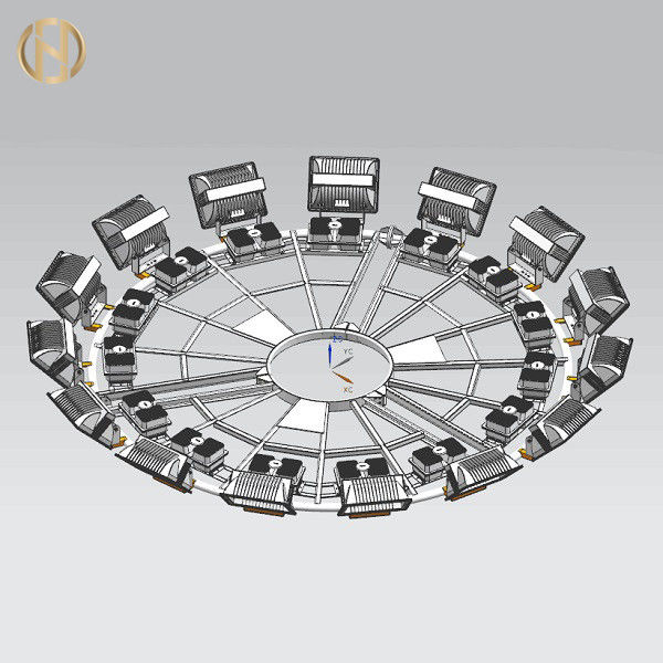 La immersione calda ha galvanizzato 20M 25M 30M High Mast Light Palo