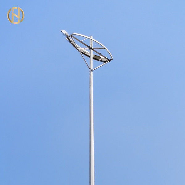 Spessore di galvanizzazione di palo leggero 20M 30M 80-100μM dell'albero di Fileds di calcio alto