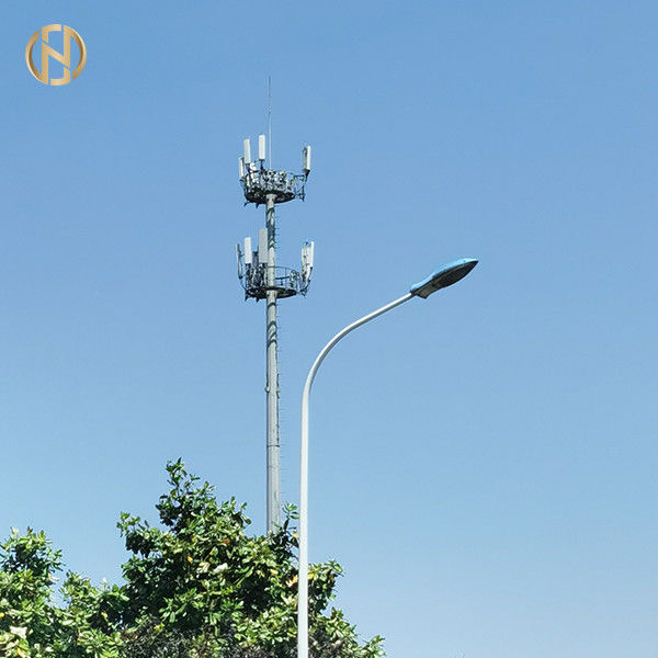 Lampada di via elettrica di palo di iluminazione pubblica di 20FT singole o armi doppie di Palo